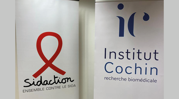 Logos Sidaction et Institut Cochin