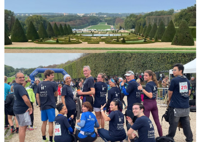 membres de l'Institut Cochin à la course du souffle